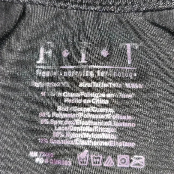 Womens FIT, size medium, black tank shapewear,  excellent condition!!! - Picture 3 of 3